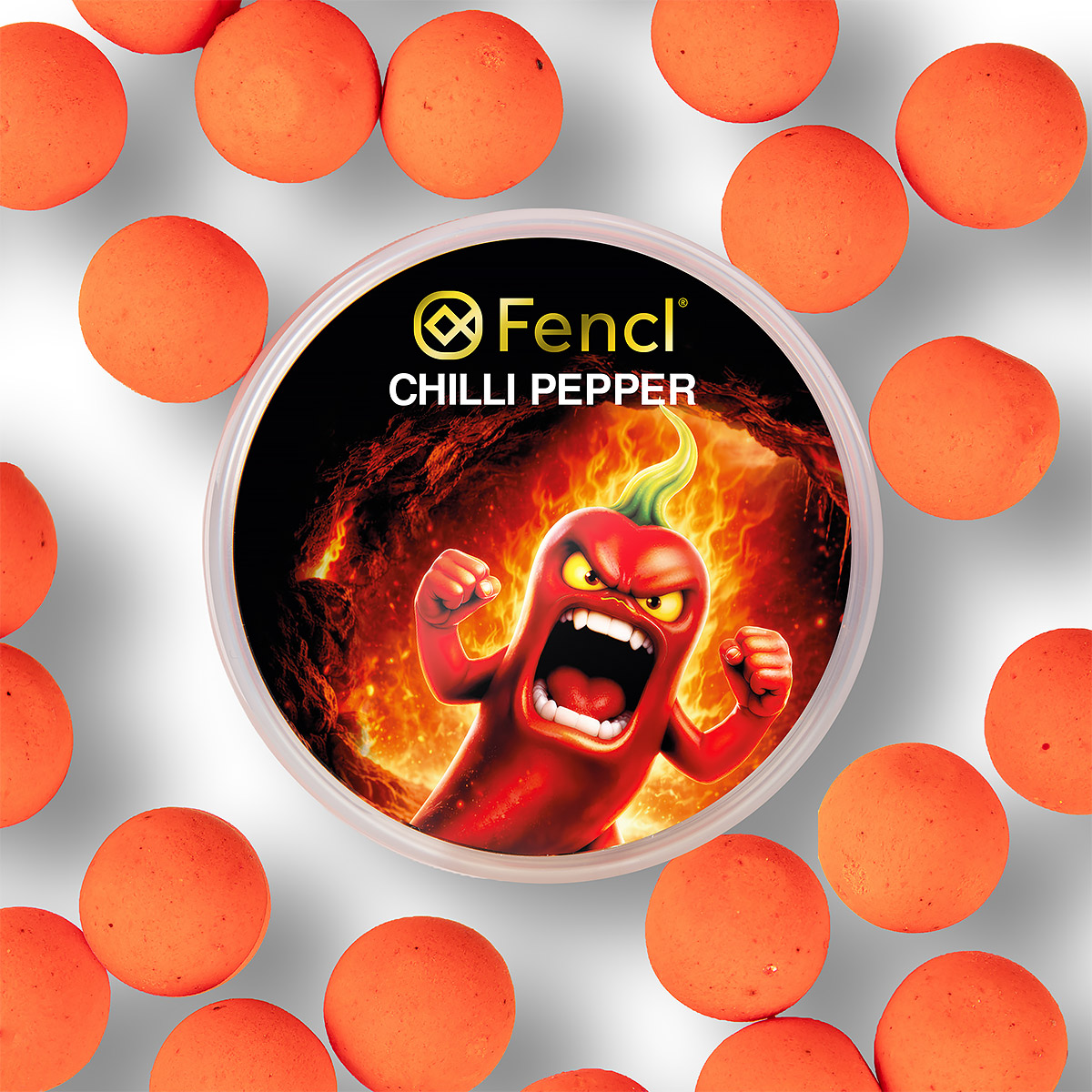 Packshot dózy Fencl focený shora